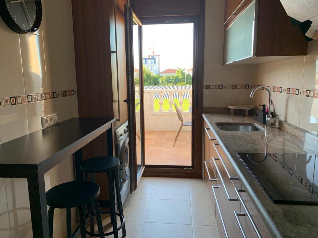 "Sanxenxo Holidays" Atico Con Garaje, Barbacoa Y Piscina A 5 Min Del Centro Dış mekan fotoğraf