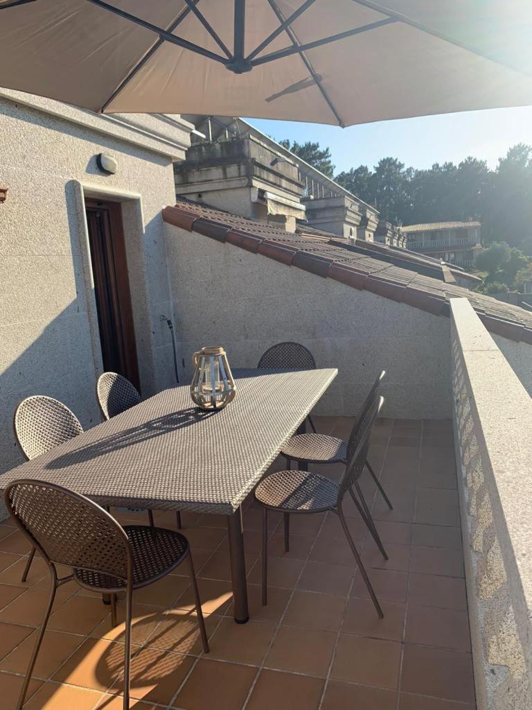 "Sanxenxo Holidays" Atico Con Garaje, Barbacoa Y Piscina A 5 Min Del Centro Dış mekan fotoğraf