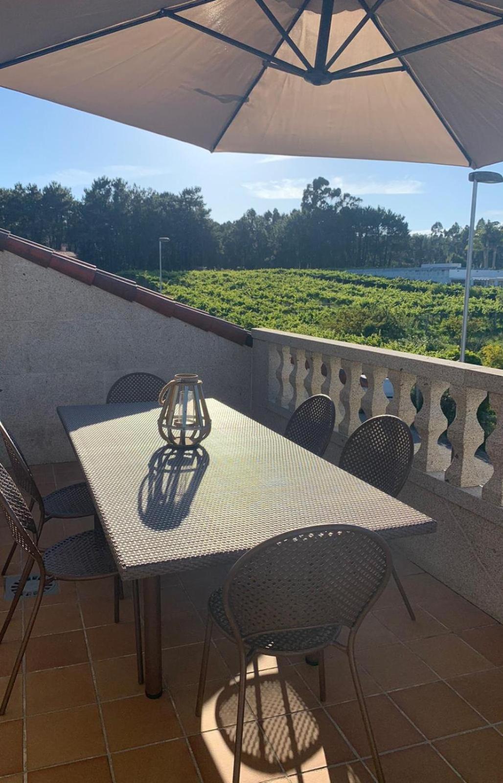 "Sanxenxo Holidays" Atico Con Garaje, Barbacoa Y Piscina A 5 Min Del Centro Dış mekan fotoğraf
